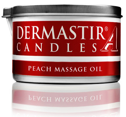 Dermastir Massage Candle Oil Peach - Масажна свічка Персик - 2