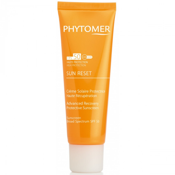 Phytomer Sun Reset Sunscreen Broad Spectrum SPF50 - Сонцезахисний і регенеруючий крем