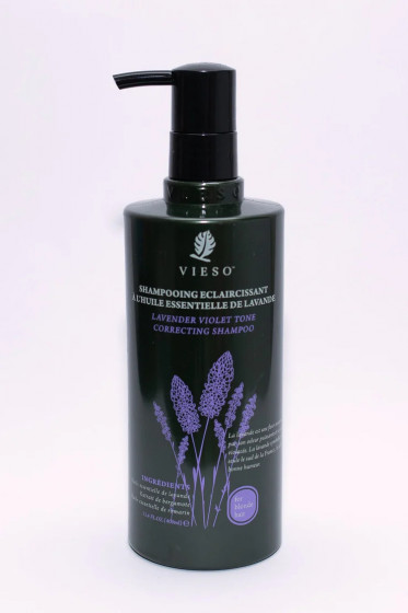 Vieso Lavender Violet Tone Correcting Shampoo - Лавандовий шампунь для корекції відтінку (для освітленого волосся) - 1