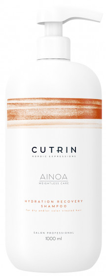 Cutrin Ainoa Hydration Recovery Shampoo - Зволожуючий і відновлюючий шампунь для волосся