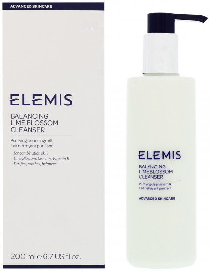 Elemis Advanced Skincare Balancing Lime Blossom Cleanser - Очищуюче балансуюче молочко "Квіти Липи" - 2