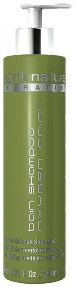 Abril et Nature Keratin Oxygen Cool Bain Shampoo - Кисневий шампунь c ментолом