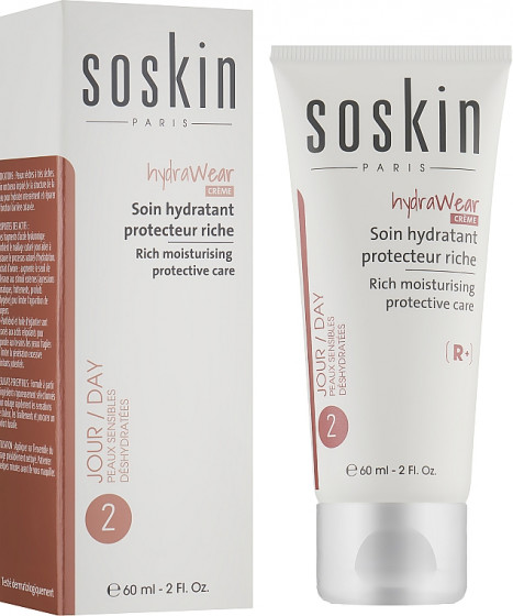 Soskin Hydrawear Creme-Rich Moisturising Protective Care - Зволожуючий живильний крем для сухої шкіри обличчя - 1