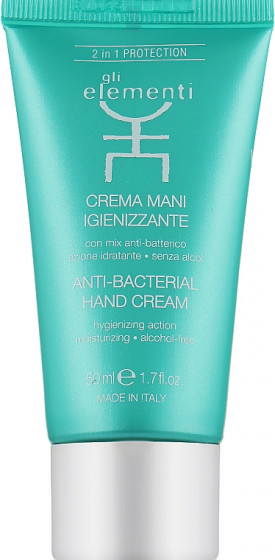 Gli Elementi Anti-Bacterial Hand Cream - Крем для рук