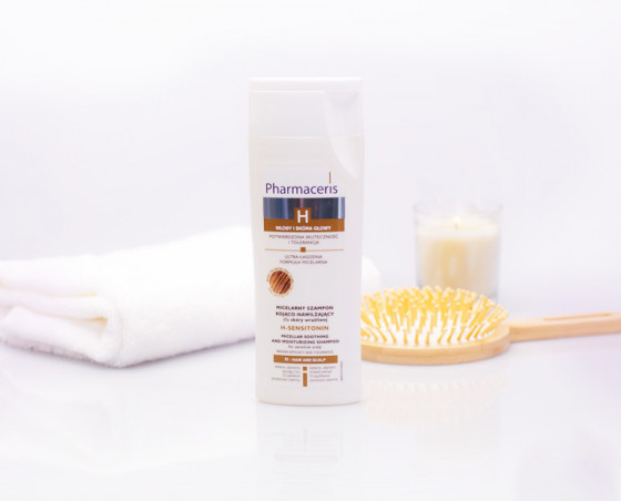 Pharmaceris H-Sensitonin Professional Soothing Shampoo for Sensitive scalp - Заспокійливий шампунь для чутливої ​​шкіри голови - 3