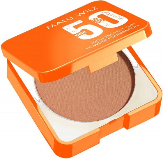 Malu Wilz High Protect Sun Powder Foundation SPF50 - Тональна пудра для обличчя