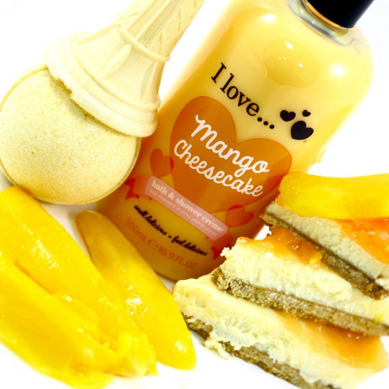 I Love Mango Cheesecake Bath & Shower Creme - Крем для ванни і душу "Манговий чізкейк" - 1