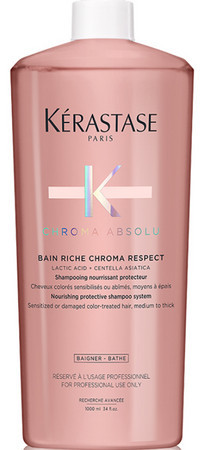 Kerastase Chroma Absolu Bain Riche Chroma Respect - Безсульфатний шампунь для фарбованого тонкого та середнього волосся