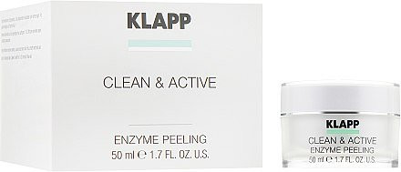 Klapp Clean & Active Enzyme Peeling - Ензимна маска-пілінг для обличчя - 1