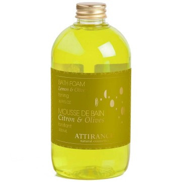 Attirance Lemon & Olives Toning Bath Foam - Піна для ванни Лимон і Олива