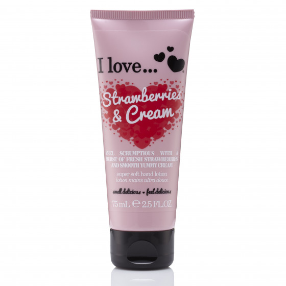 I Love Strawberries & Cream Super Soft Hand Lotion - Лосьйон для рук "Полуниця з вершками"