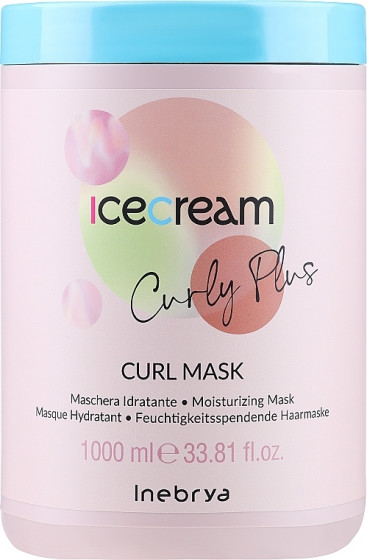 Inebrya Ice Cream Curly Plus Curl Mask - Маска для кучерявого волосся