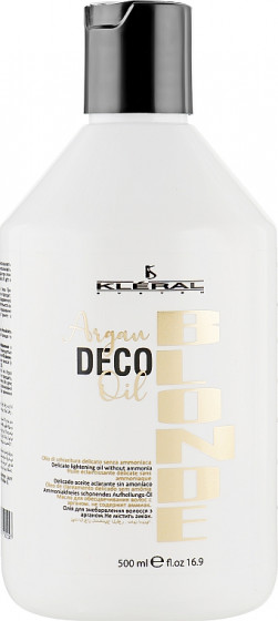 Kleral System Blonde Argan Deco Oil - Знебарвлююча олія для волосся