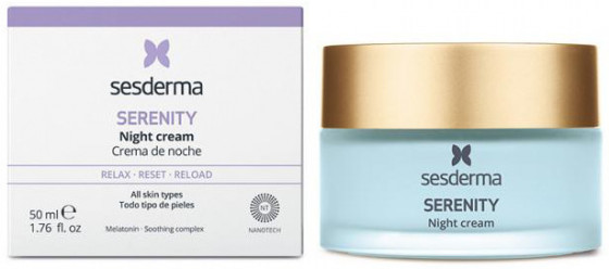 Sesderma Serenity Night Cream - Регенеруючий нічний крем для обличчя - 1