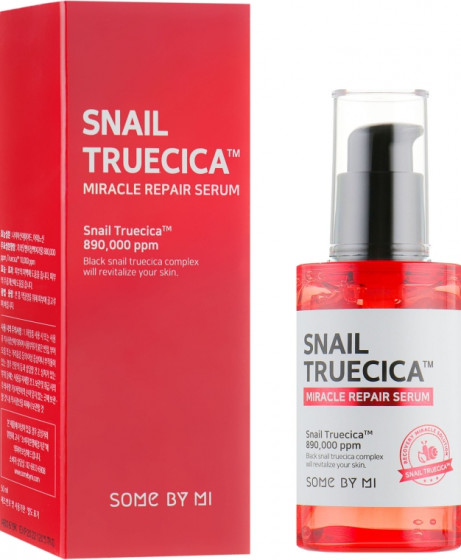 Some By Mi Snail Truecica Miracle Repair Serum - Відновлююча сироватка з муцином чорного равлика і керамідами - 1