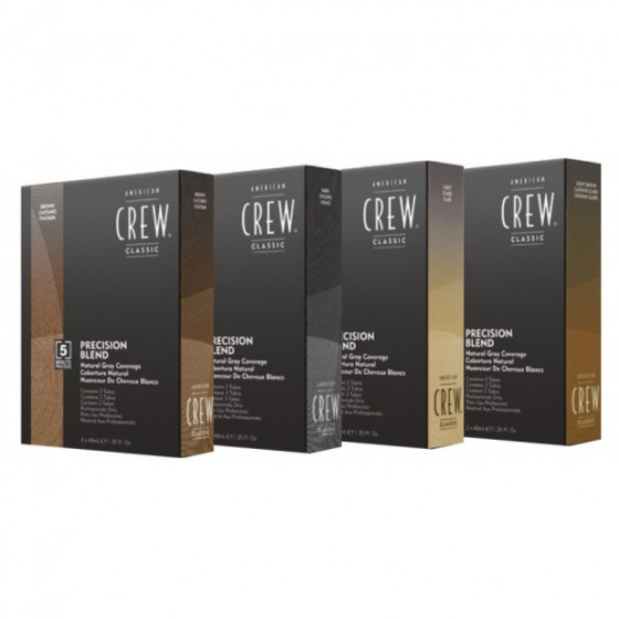 American Crew Precision Blend Medium Ash - Система маскування сивини Середній попелястий (рівень 5-6) - 1