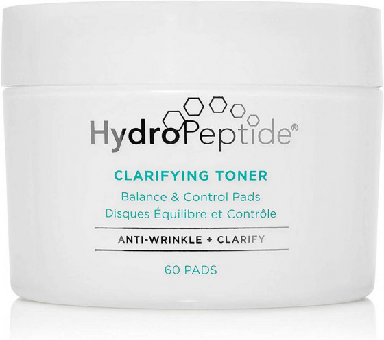 HydroPeptide Clarifying Toner Pads - Очищуючі протизапальні спонжі