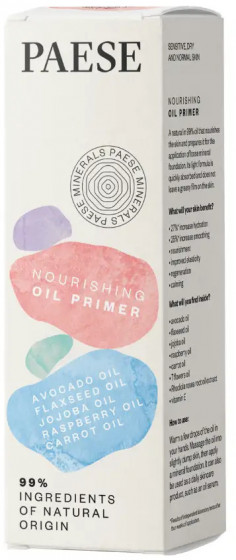 Paese Minerals Nourishing Oil Primer - Живильне масло-праймер під макіяж - 2