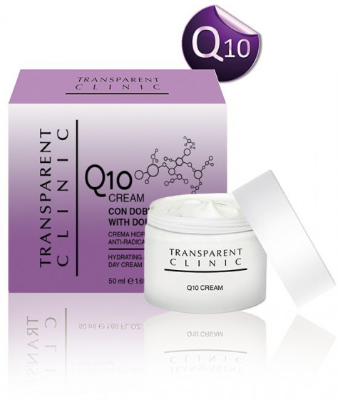 Transparent Clinic Q10 Cream - Антиоксидантний крем для обличчя подвійної дії - 3