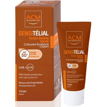 ACM Sensitelial SPF 50+ Teinte Doree - Сонцезахисний тональний крем SPF 50+ темний