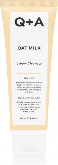 Q+A Oat Milk Cream Cleanser - Очищувальний засіб з вівсяним молочком