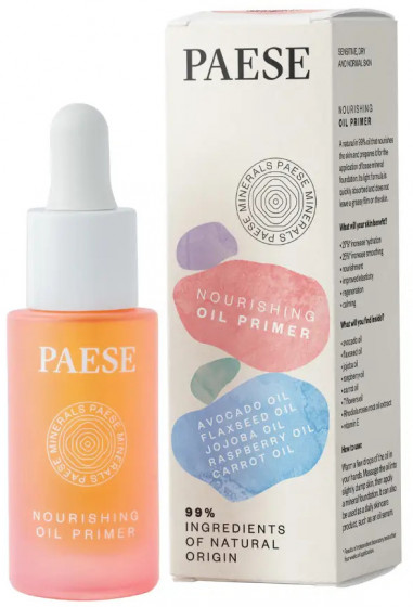 Paese Minerals Nourishing Oil Primer - Живильне масло-праймер під макіяж