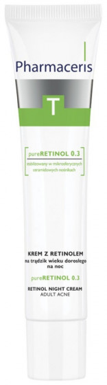 Pharmaceris T Pure Retinol 0.3% - Нічний крем з ретинолом