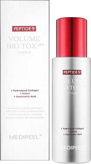 Medi Peel Peptide 9 Volume Bio Tox Toner Pro - Омолоджуючий тонер для обличчя з пептидами - 1