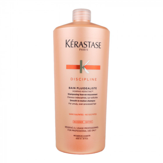 Kerastase Discipline Bain Fluidealiste Smooth-in-Motion Shampoo Sans Sulfates - Шампунь-ванна для розгладження неслухняного волосся (без сульфатів)