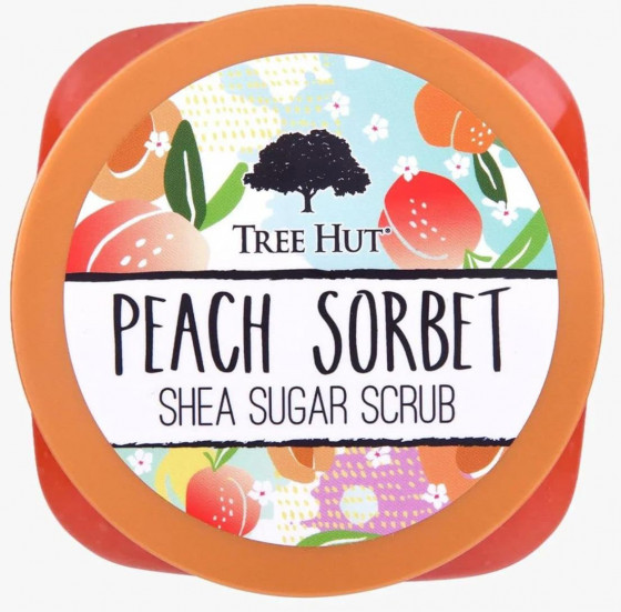 Tree Hut Peach Sorbet Sugar Scrub - Скраб для тіла "Персиковий сорбет" - 1