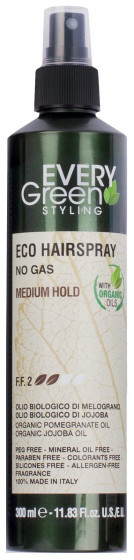 Dikson Every Green Eco Spray No Gas Medium - Екологічний лак-спрей без газу середньої фіксації