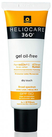 Cantabria Heliocare 360º Gel Oil-Free Dry Touch SPF50 - Сонцезахисний гель на водній основі - 1