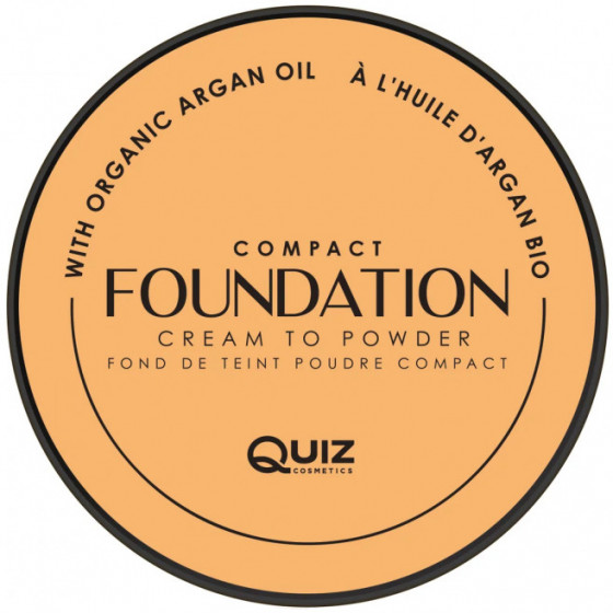 Quiz Cosmetics Compact Foundation Cream To Powder - Компактна кремова пудра