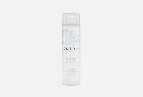 Cutrin Vieno Sensitive Hairspray Light - Лак легкої фіксації без віддушки - 1