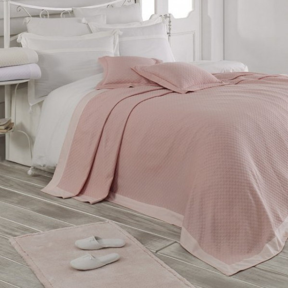 Ladinne Ava Blush (PUDRA) 160x220 - Покривало рожеве