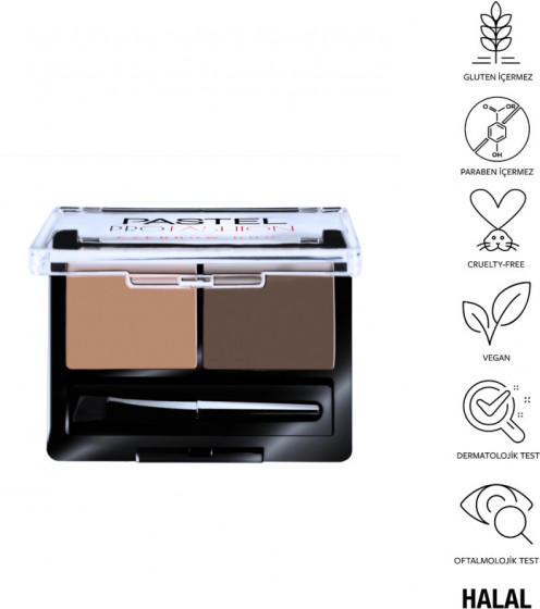 Pastel Profashion Duo Eyeshadow - Тіні для брів - 1