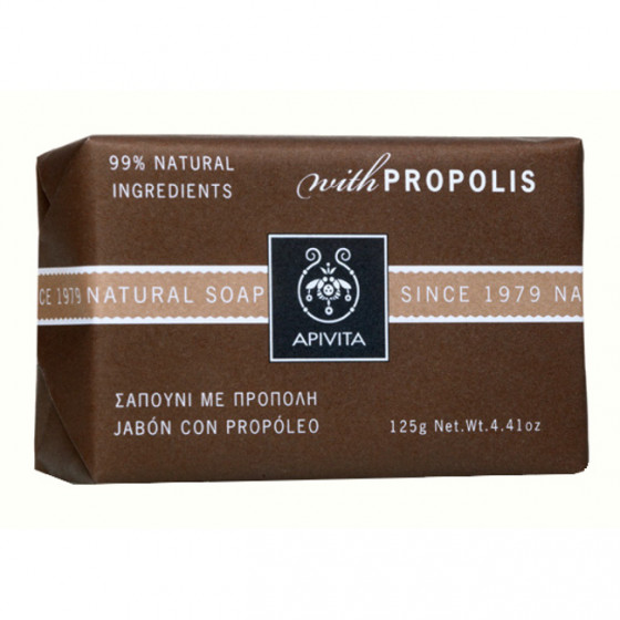 Apivita natural soap with propolis - Натуральне мило з прополісом - 1