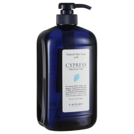 Lebel Hair Soap with Cypress - Шампунь для догляду за чутливою, сухою шкірою голови з маслом японського кипариса
