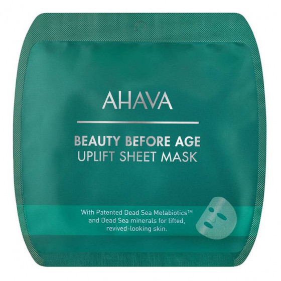 Ahava Beauty Before Age Uplift Sheet Mask - Лифтинговая поновлююча тканинна маска - 1