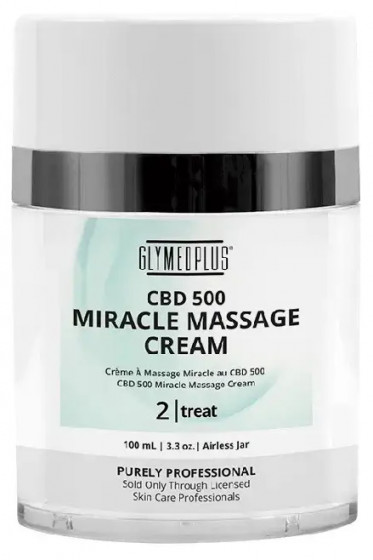 GlyMed Plus CBD 500 Miracle Massage Cream - Масажний крем для обличчя та тіла