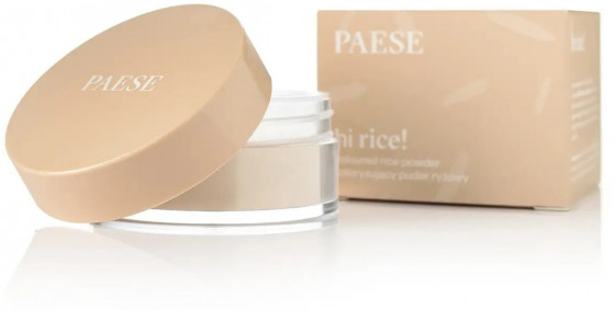 Paese Hi Rice Loose Powder - Розсипчаста тонуюча рисова пудра для обличчя - 1