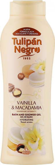 Tulipan Negro Vanilla & Macadamia Shower Gel - Гель для душу "Ваніль та макадамія"