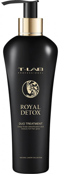 T-LAB Professional Royal Detox Duo Treatment - Дуо-догляд для королівської гладкості і абсолютної детоксикації