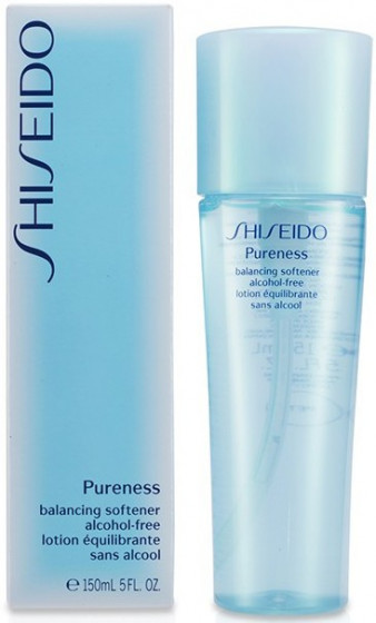 Shiseido Pureness Balancing Softener - Лосьйон освіжаючий, пом'якшувальний, без спирту для проблемної шкіри - 1