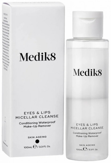 Medik8 Eyes & Lips Micellar Cleanse - Трифазний міцелярний засіб для зняття макіяжу з очей та губ - 1