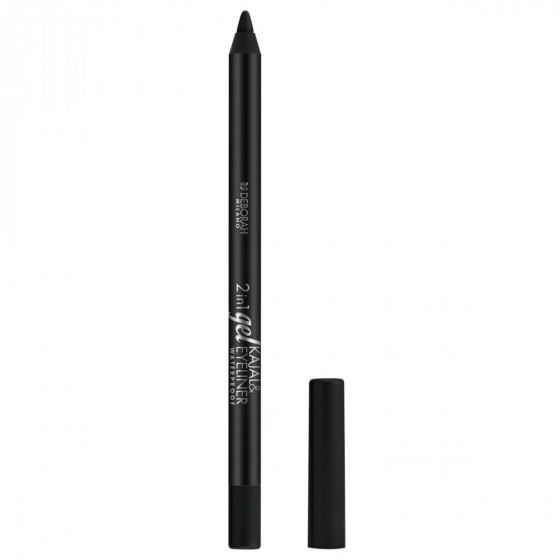 Deborah 2in1 Gel Kajal&Eyeliner - Стійкий олівець-підводка для очей