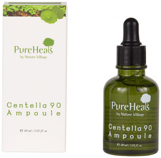 PureHeal's Centella 90 Ampoule - Відновлююча сироватка з екстрактами центели і зеленого чаю - 2