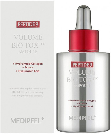 Medi Peel Peptide 9 Volume Bio Tox Ampoule Pro - Омолоджуюча ампульна сироватка для обличчя з пептидами - 1