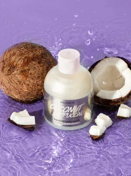 Hollyskin Hands & Body Wash "Coconut Cappuccino" - Зволожуючий гель для миття рук та тіла - 1