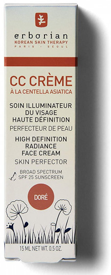 Erborian CC High Definition Radiance Face Cream SPF25 - СС-Крем "Контроль кольору" - 3